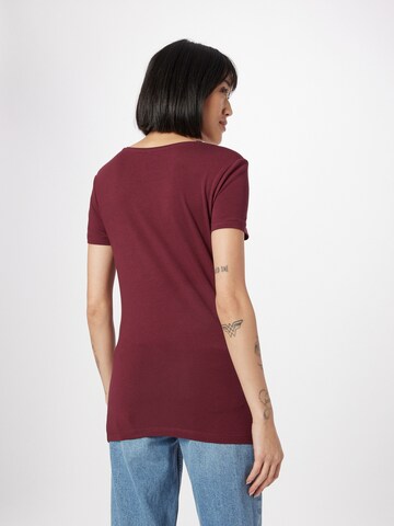 PIECES T-Shirt 'SIRENE' in Rot