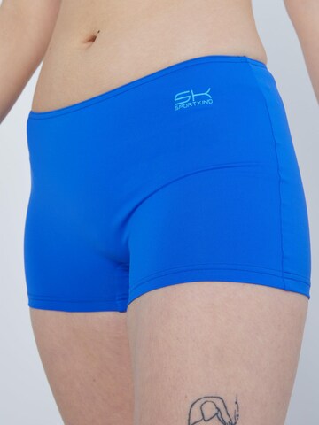 SPORTKIND Skinny Sporthose 'Short Tights'‌‌‌‌‌‌‌ in Blau