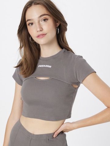 Pegador - Camiseta en gris: frente