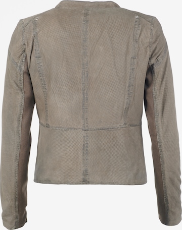 Maze Lederjacke ' Linden ' in Grau