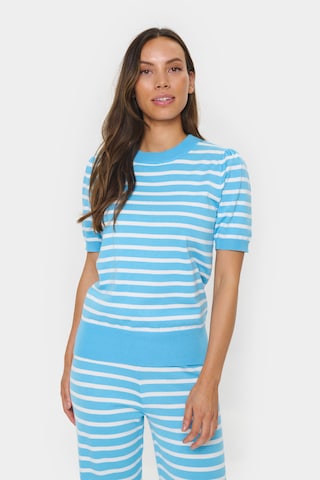 SAINT TROPEZ Pullover in Blau