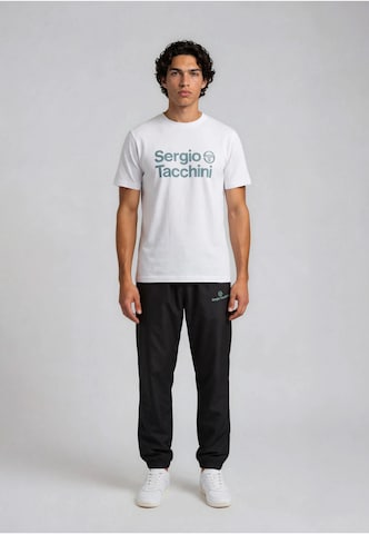Sergio Tacchini - Camisa 'Alternativa Co' em branco: frente