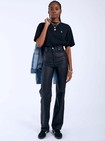 Dr. Denim Slim fit Jeans 'Moxy High Straight Jeans' in Black