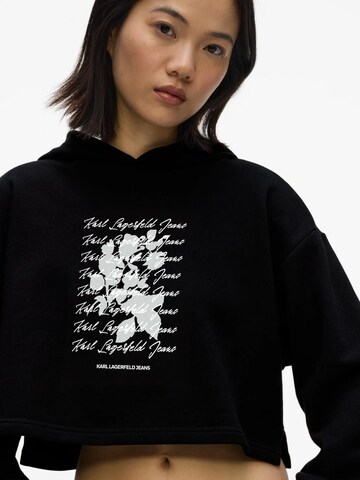KARL LAGERFELD JEANS Sweatshirt in Black