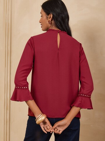 love & roses Bluse i rød