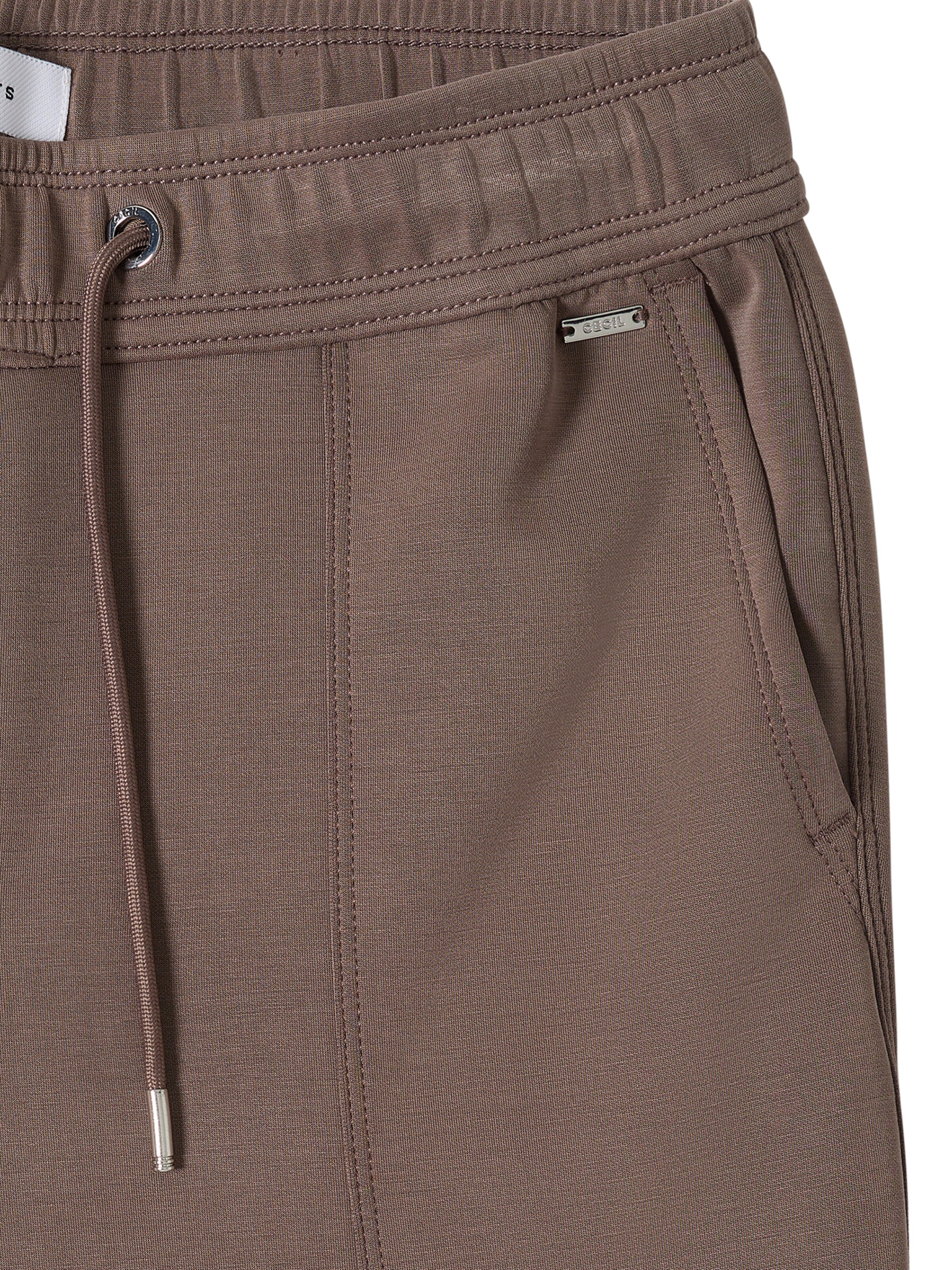 CECIL regular Παντελόνι 'Tracey' σε καφέ
