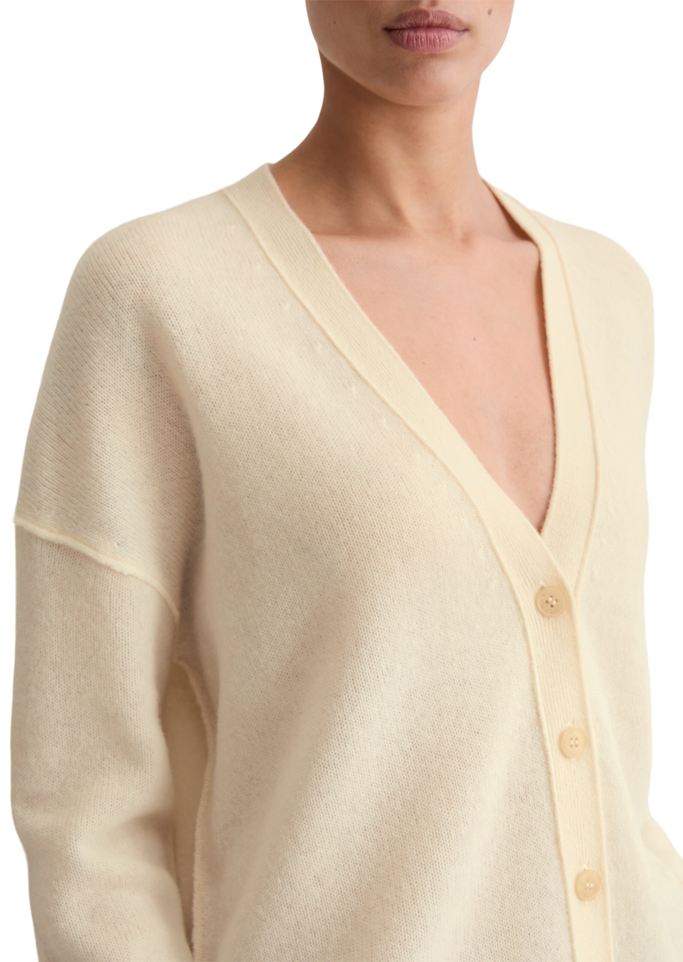 Marc O'Polo Strickjacke in Beige