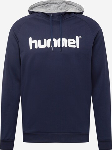 Felpa di Hummel in blu: frontale