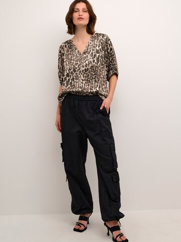 KAREN BY SIMONSEN Loose fit Cargo trousers 'Jamie' in Black