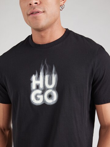 Tricou 'Dalayer' de la HUGO pe negru