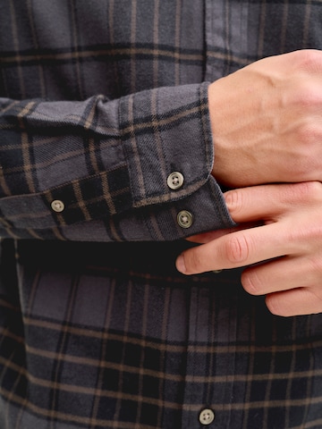 JACK & JONES Regular Fit Hemd in Grau