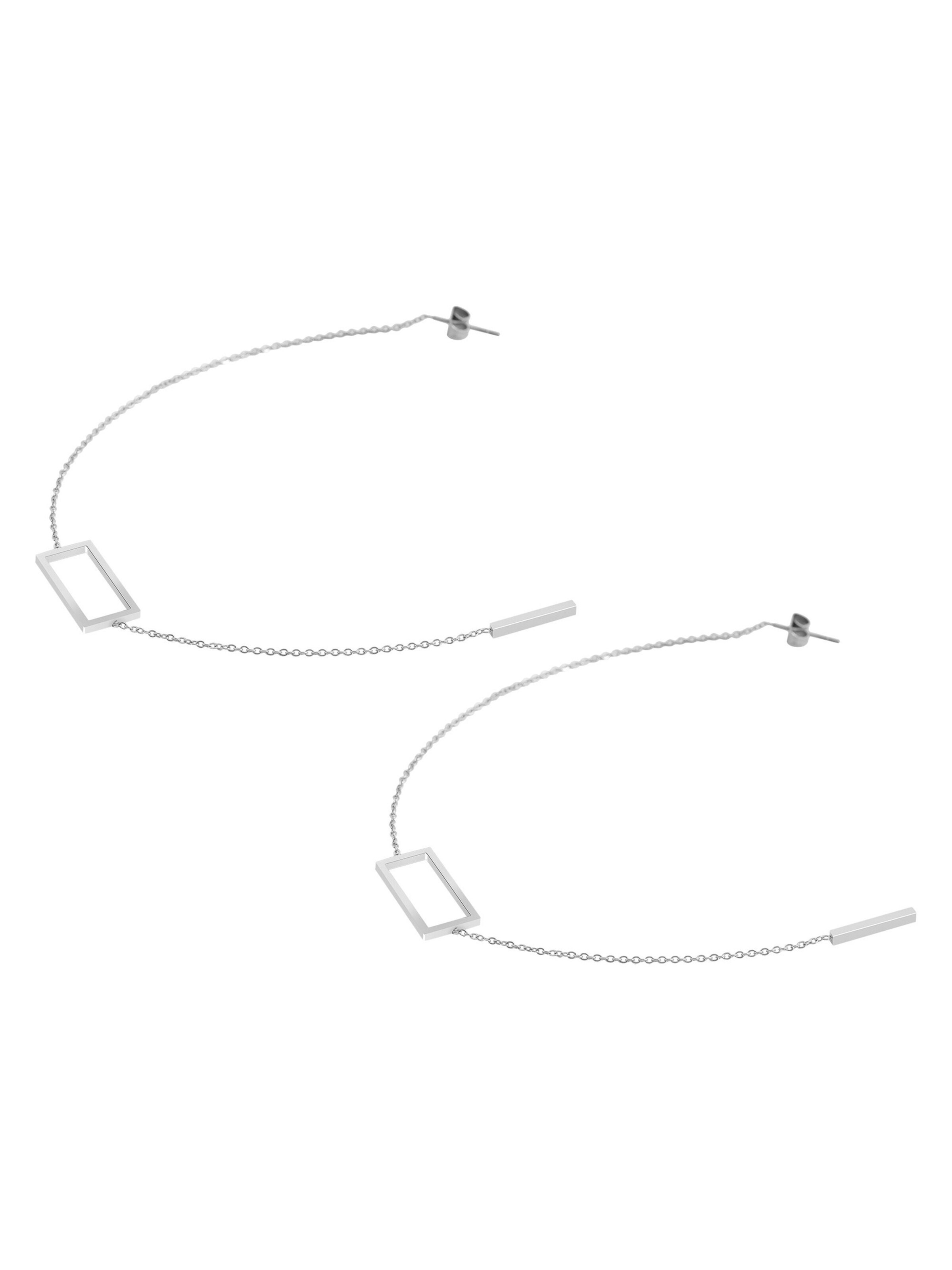 Akzent Earrings 'Vilte, langlebig' in Silver