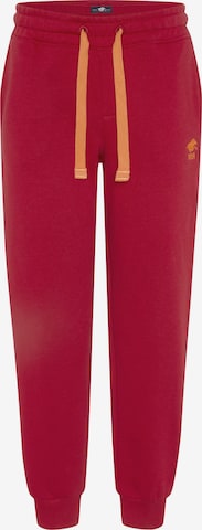 Polo Sylt Tapered Pants in Red: front