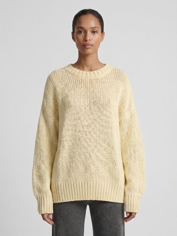 americandreams Oversized Sweater 'Pepper' in Yellow: front