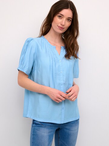 Cream Blouse 'CR Liseline' in Blue: front