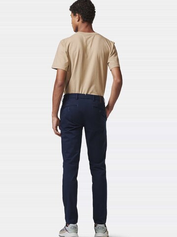 Coupe slim Pantalon chino 'Lupus' MMX Germany en bleu