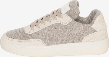 Gottstein Sneakers laag 'Wool Blaze' in Beige: voorkant