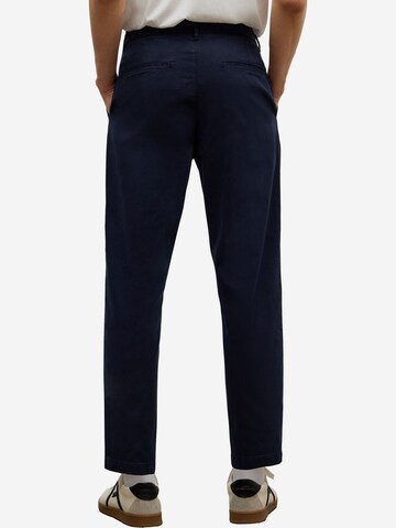 Adolfo Dominguez Regular Pleat-Front Pants in Blue