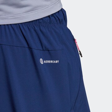 ADIDAS PERFORMANCE Regular Trainingsshorts 'Train Icons 3-Stripes ' in Blau