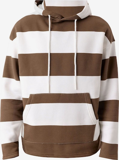 Megztinis be užsegimo iš Dandalo, spalva – ruda / balta, Prekių apžvalga