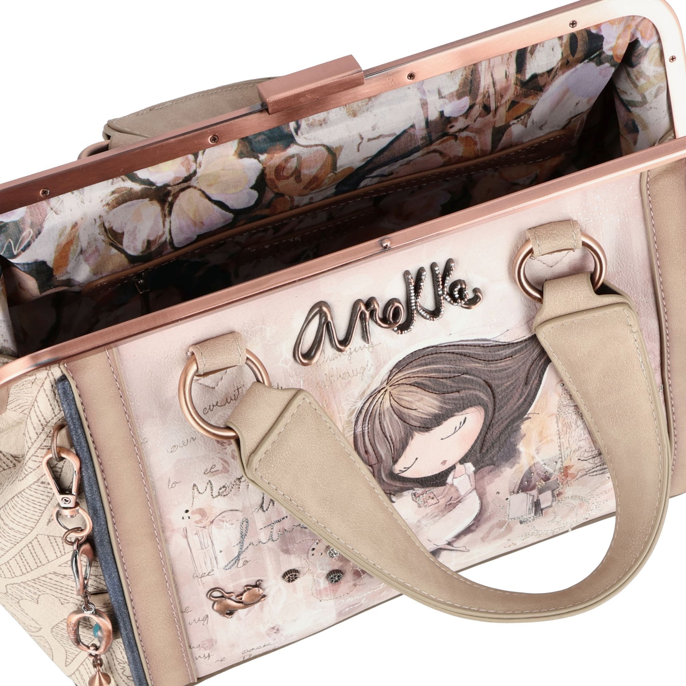 Anekke Schultertasche 'Nature' in Mischfarben