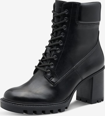 Bottines à lacets Tamaris en noir : devant