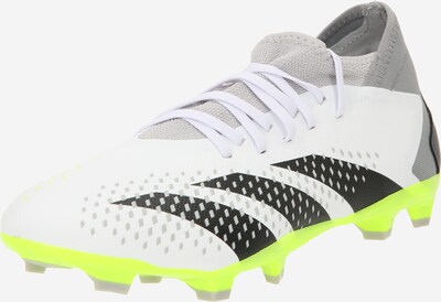 Scarpa da calcio 'Predator Accuracy.3 Firm Ground' ADIDAS PERFORMANCE di colore grigio / verde neon / nero / bianco, Visualizzazione prodotti