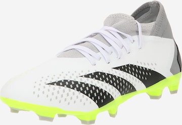 ADIDAS PERFORMANCE Soccer Cleats 'Predator Accuracy.3 Firm Ground' in White: front