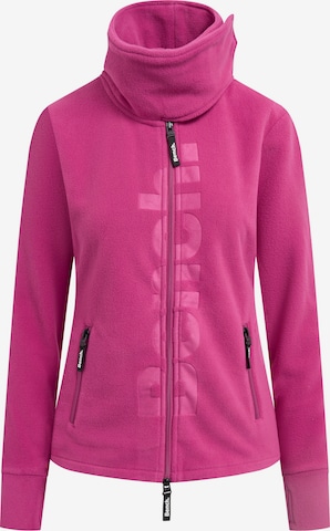 BENCH Fleece jas in Roze: voorkant