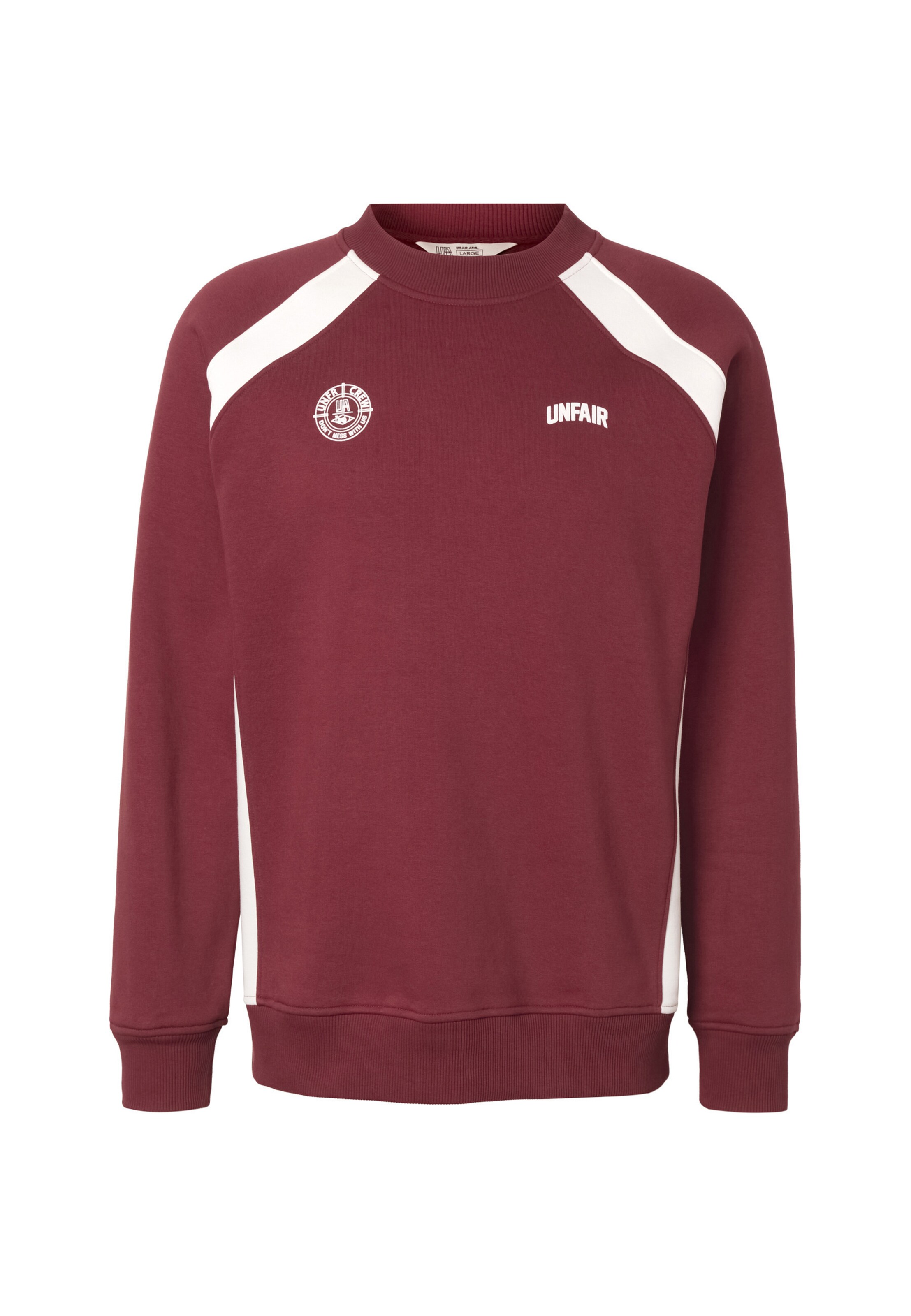 Felpa di Unfair Athletics in rosso: frontale