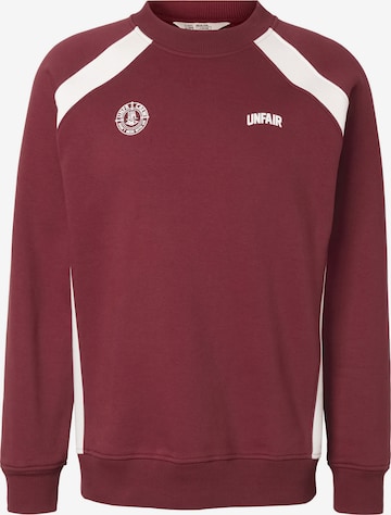 Felpa di Unfair Athletics in rosso: frontale