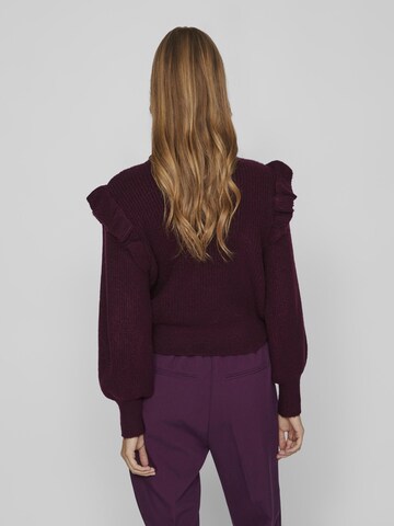 Vila Petite Sweater 'BOOBA' in Purple