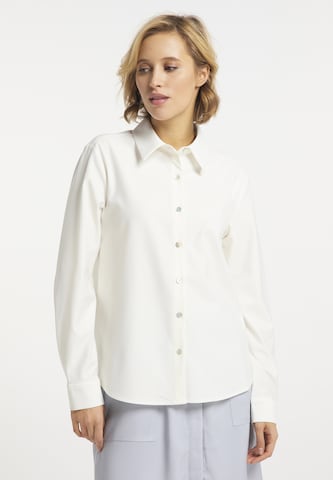 Camicia da donna di usha BLUE LABEL in bianco: frontale