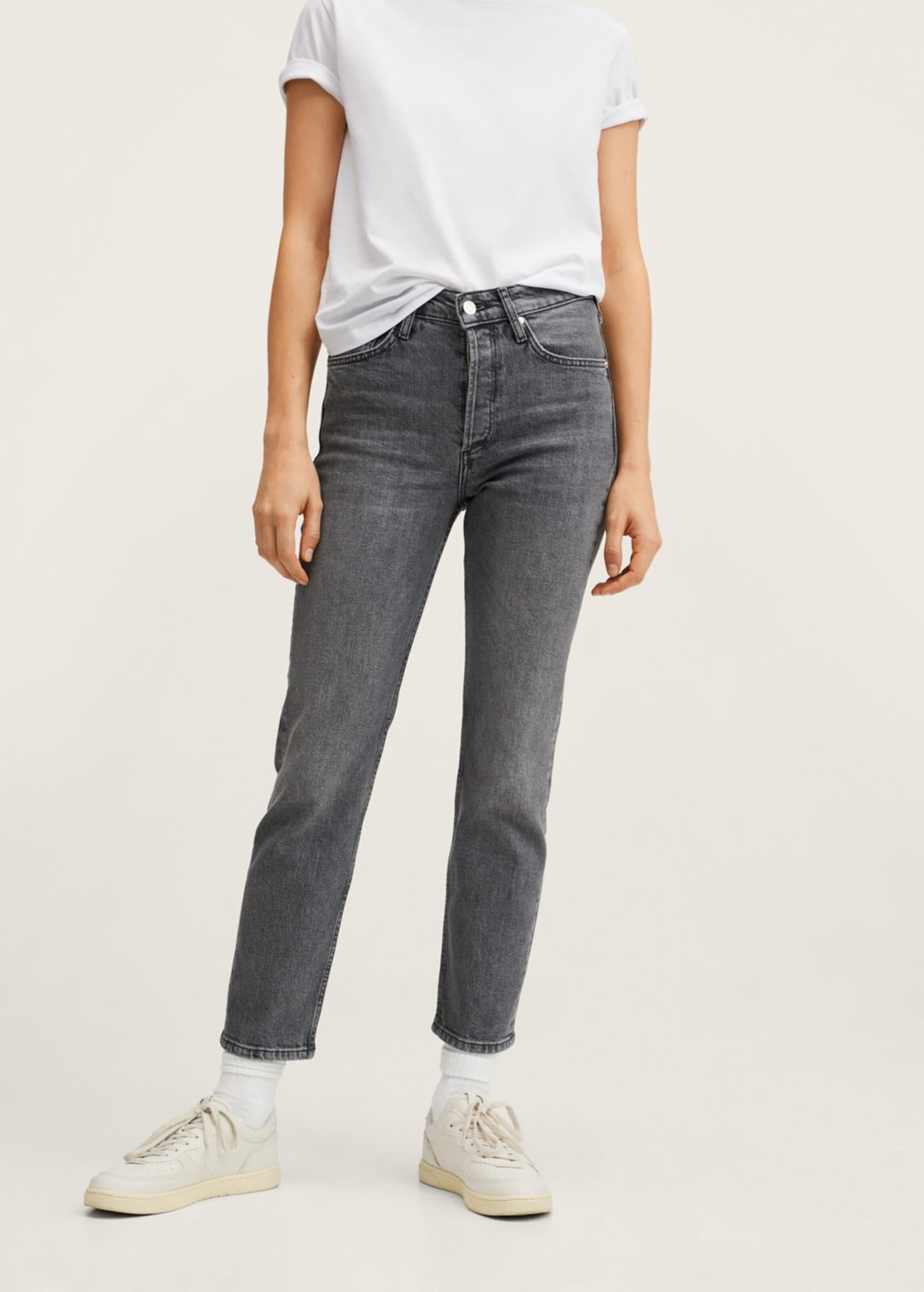 Regular Jean Mar MANGO en Gris Denim ABOUT YOU