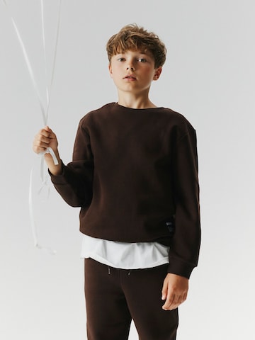 NAME IT - Sudadera en marrón: frente
