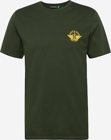 T-Shirt Dockers en vert : devant