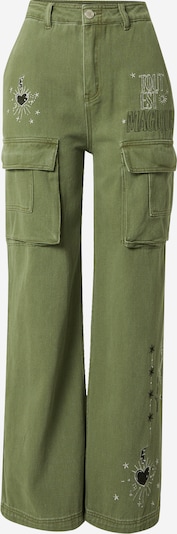 Nasty Gal Cargo trousers in Khaki / Black / White, Item view