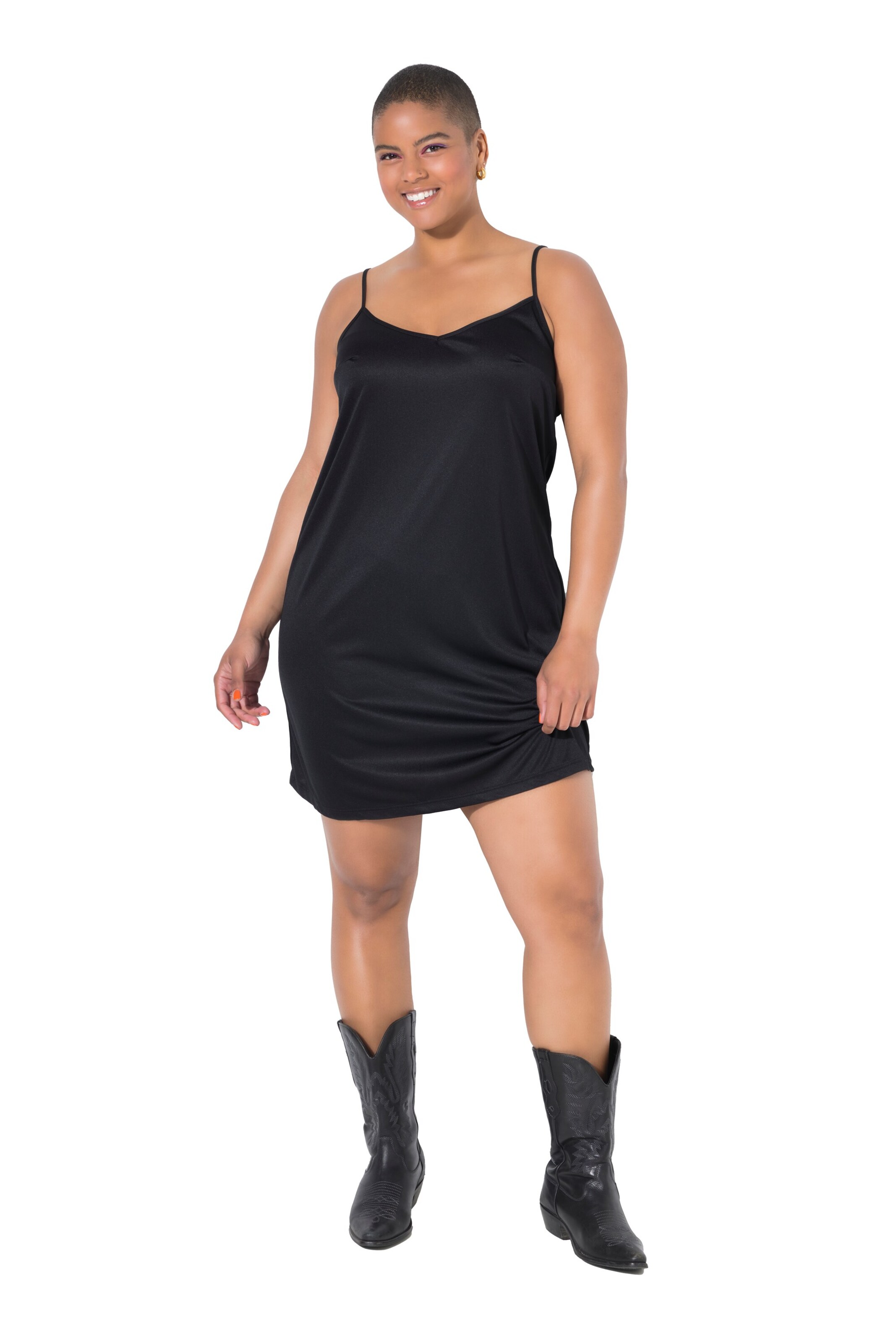 Studio Untold Jurk in Zwart: voorkant