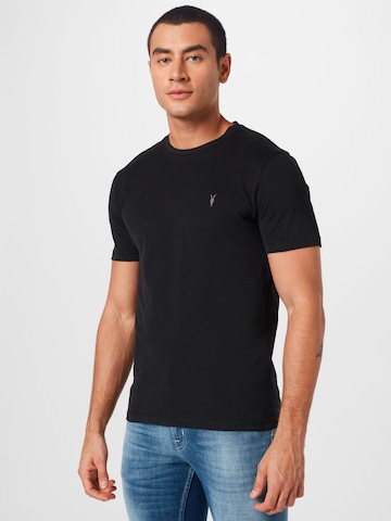 T-Shirt AllSaints en noir : devant