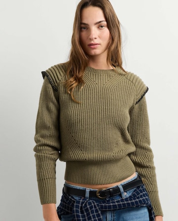 Pepe Jeans Trui 'ANALIA' in Groen: voorkant