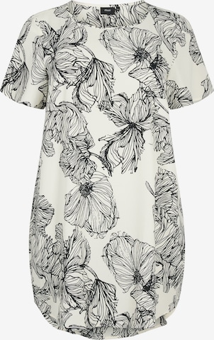 Zizzi Dress 'CAANNI' in White: front