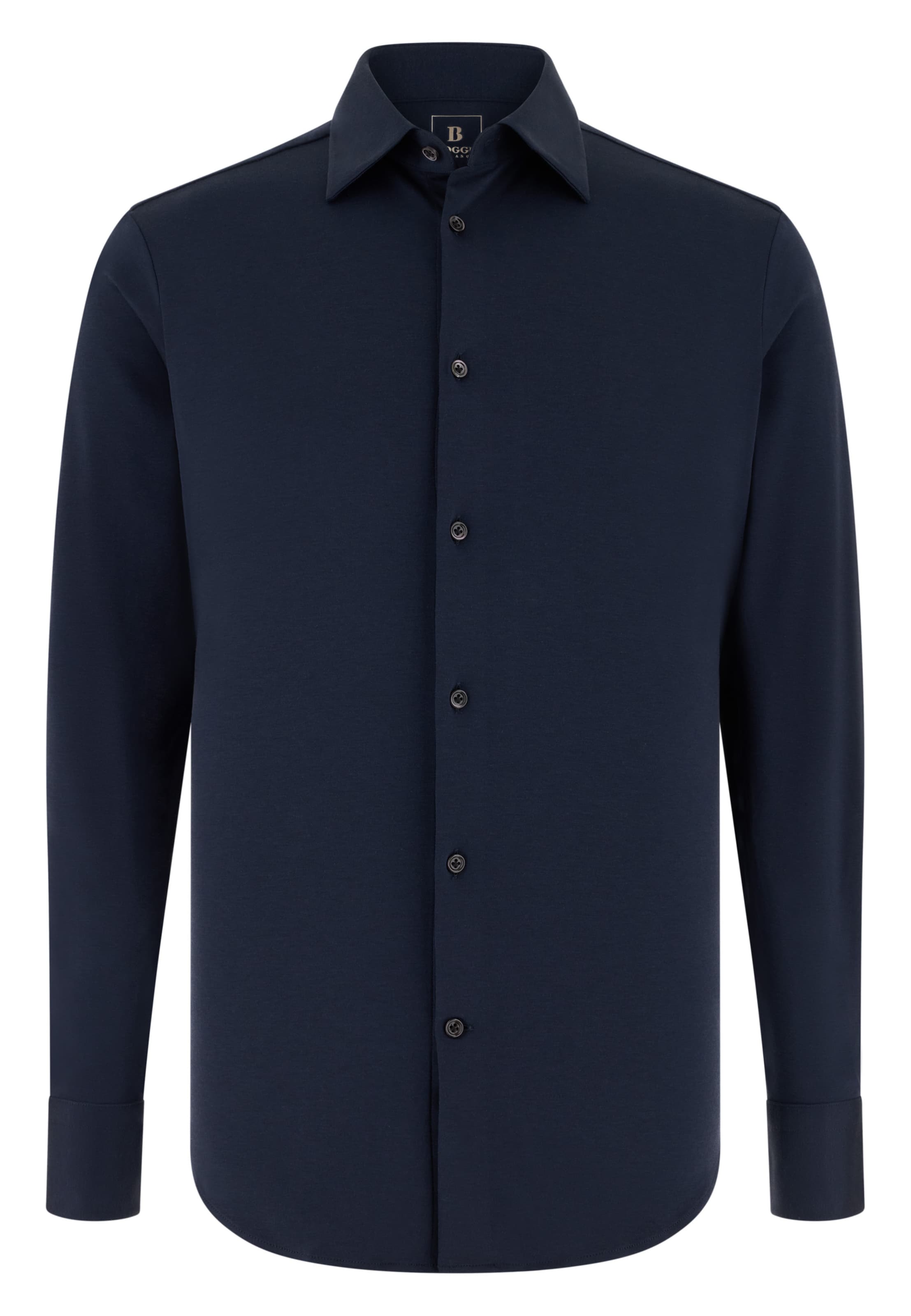 Chemise Boggi Milano en bleu : devant
