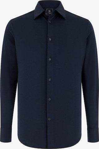 Chemise Boggi Milano en bleu : devant