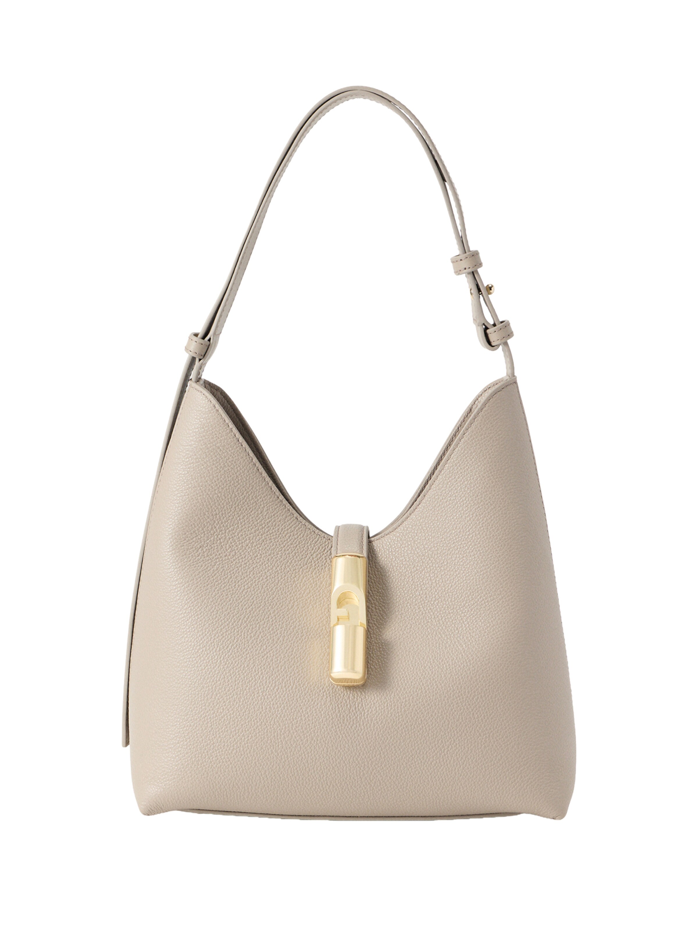 FURLA Kabelka na rameno 'GOCCIA' - Béžová: predná strana