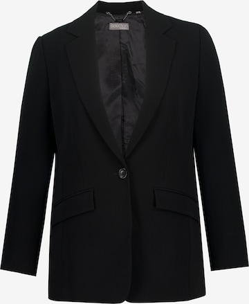 Blazer Ulla Popken en noir : devant