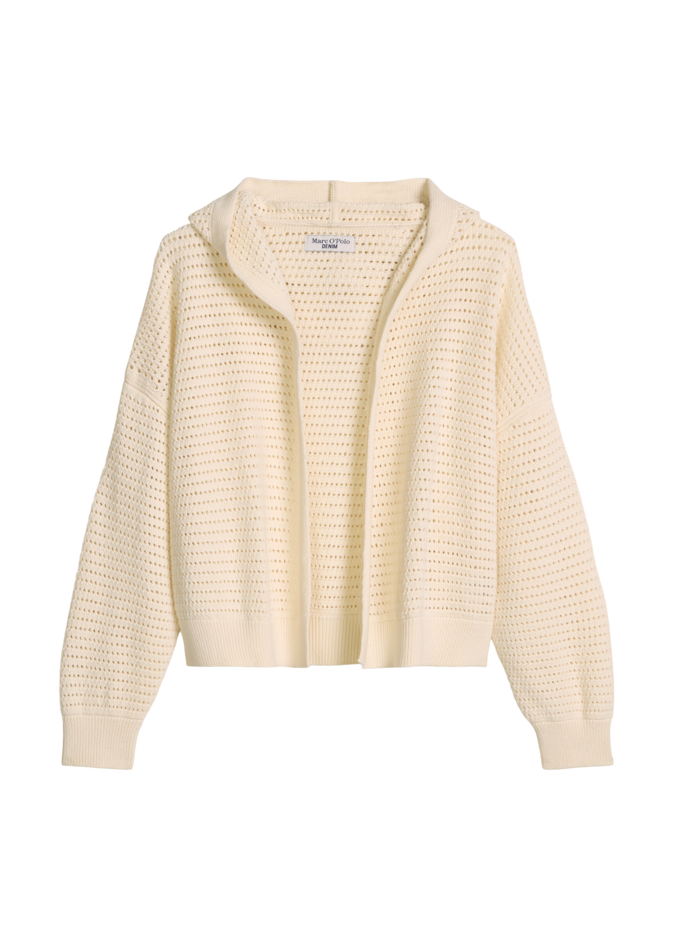 Marc O'Polo DENIM Gebreid vest in de kleur Wolwit, Productweergave