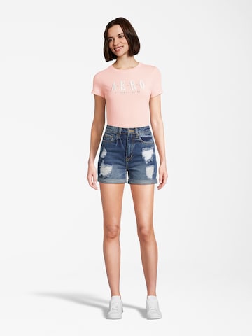 AÉROPOSTALE T-Shirt 'STARS' in Pink