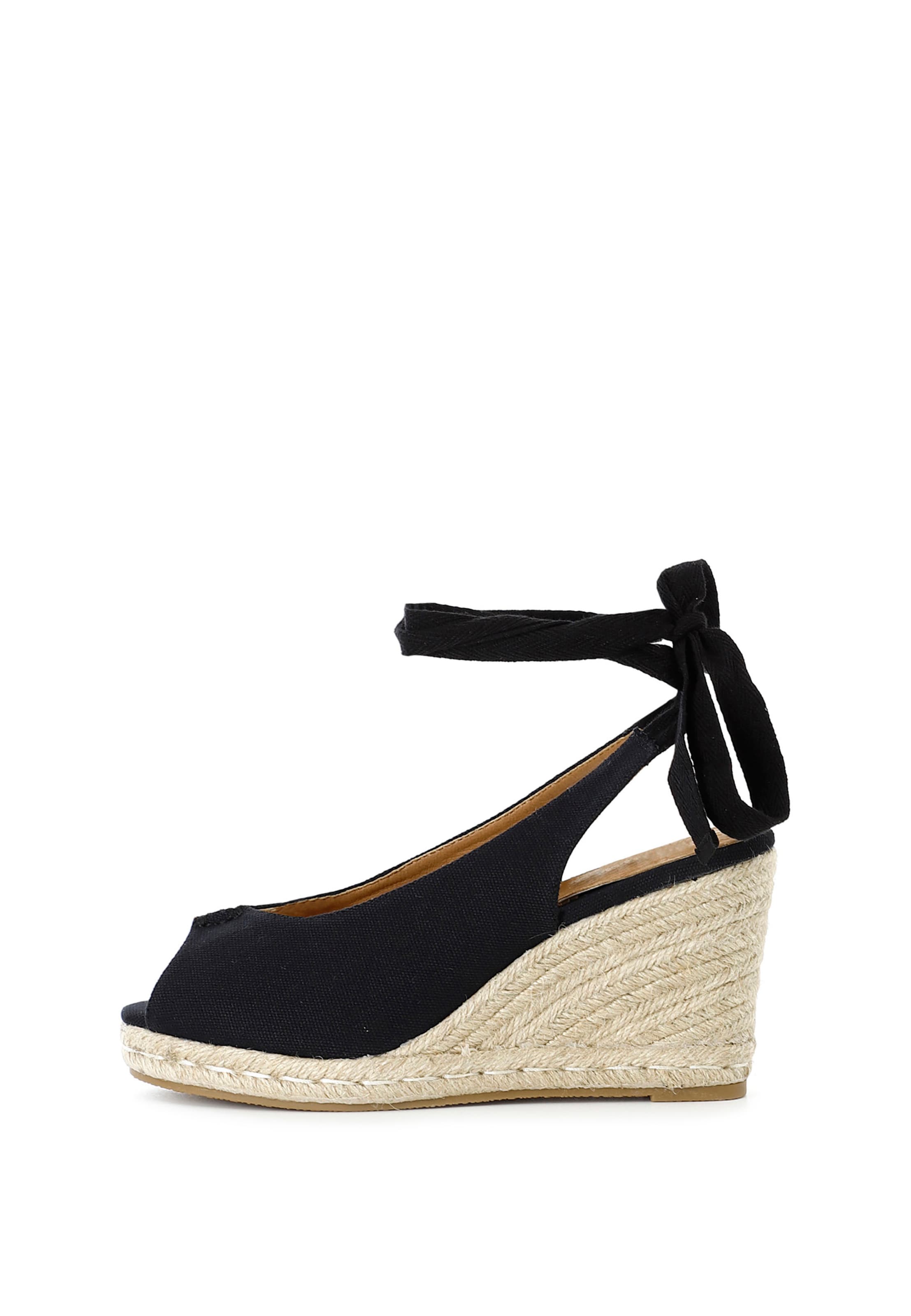 Sandalo di CAFè NOIR in nero: frontale