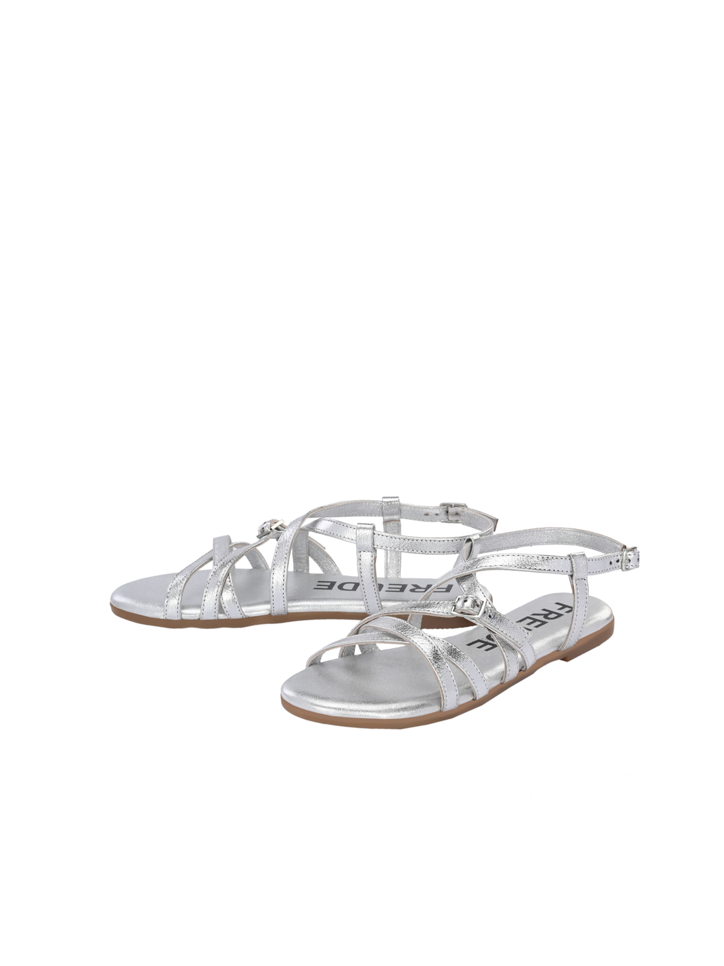 FREUDE Sandalen met riem 'Antares' in Zilver
