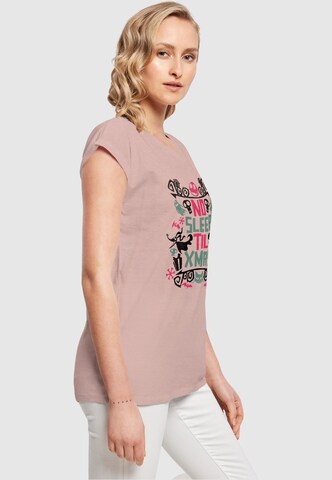 T-shirt 'The Nightmare Before Christmas - No Sleep' ABSOLUTE CULT en rose